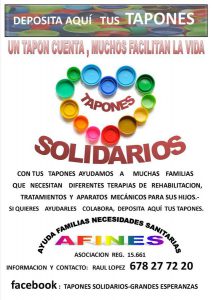 tapones solidarios Condequinto